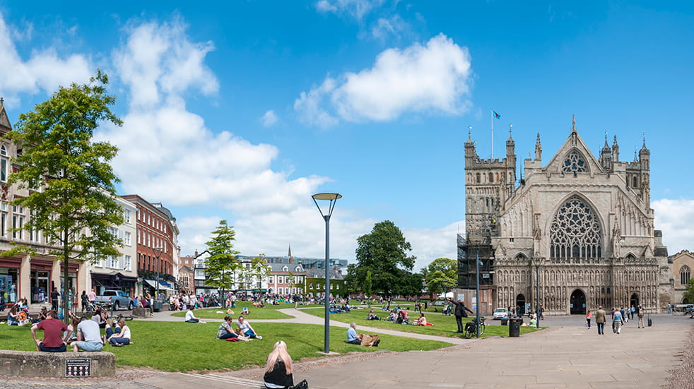 Best free days out in the UK: Exeter cathedral, Red Coats city tour